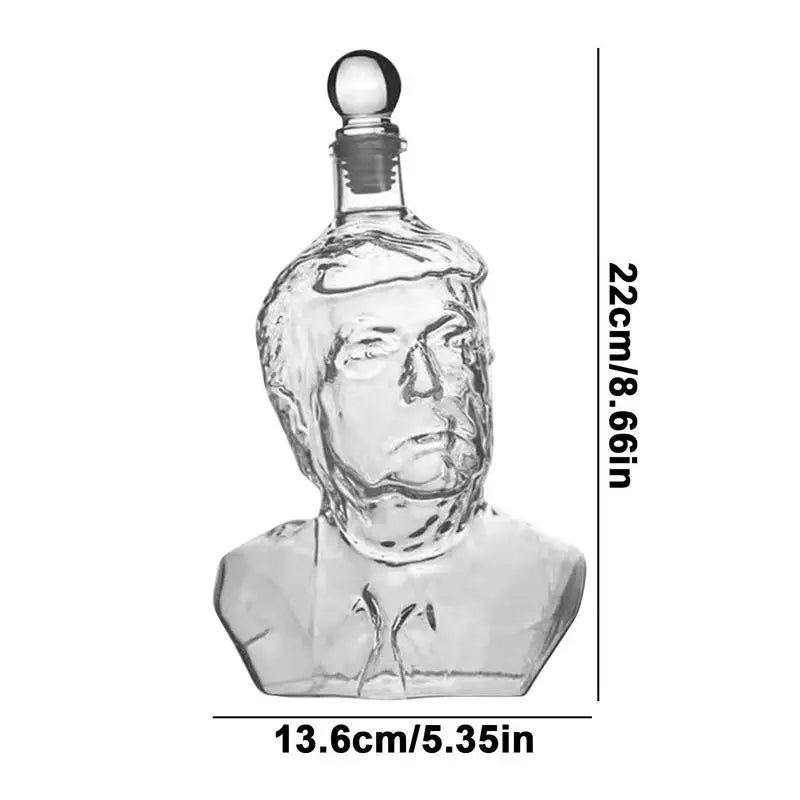 25oz Trump Whiskey Decanter Airtight Stopper