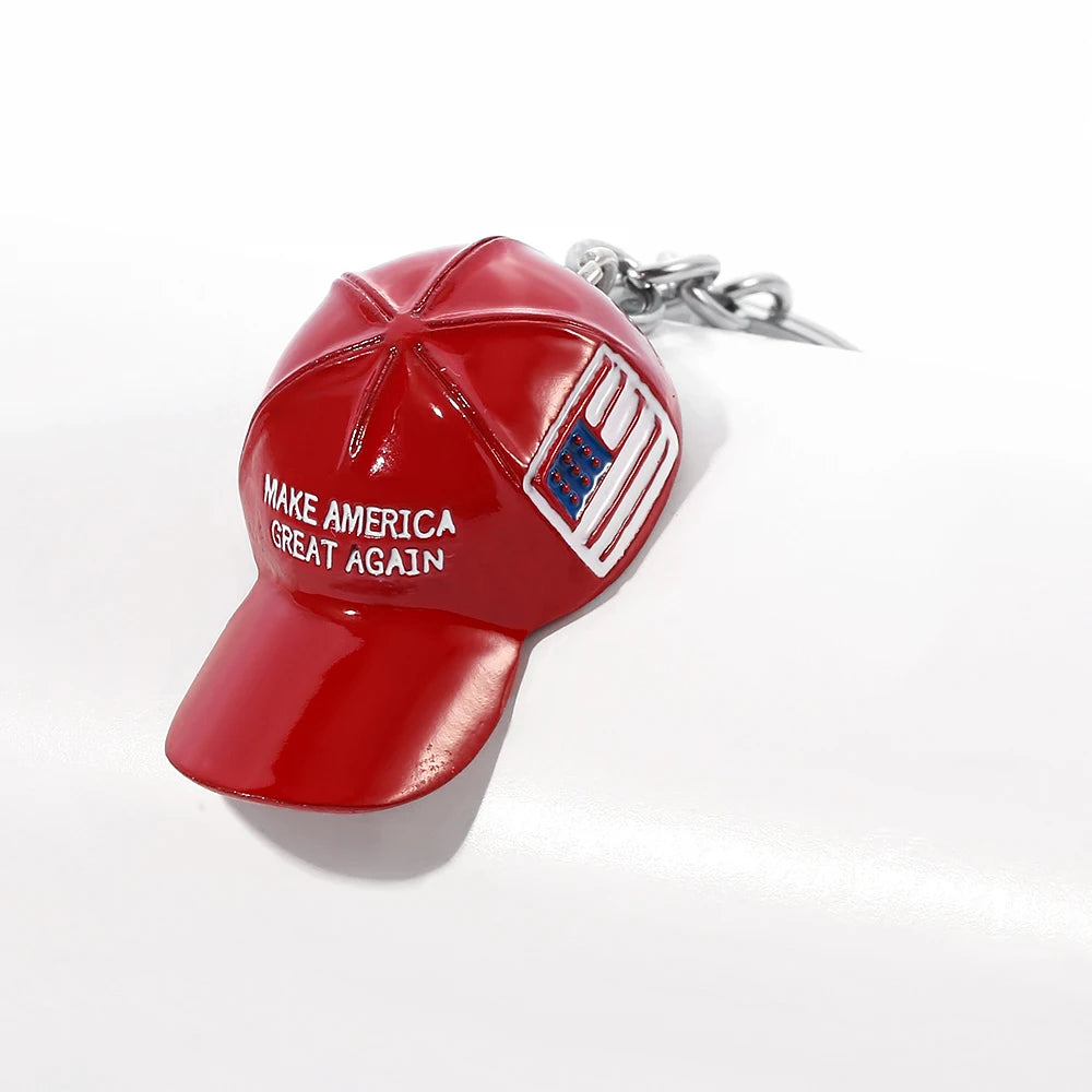 MAGA Hat Keychain